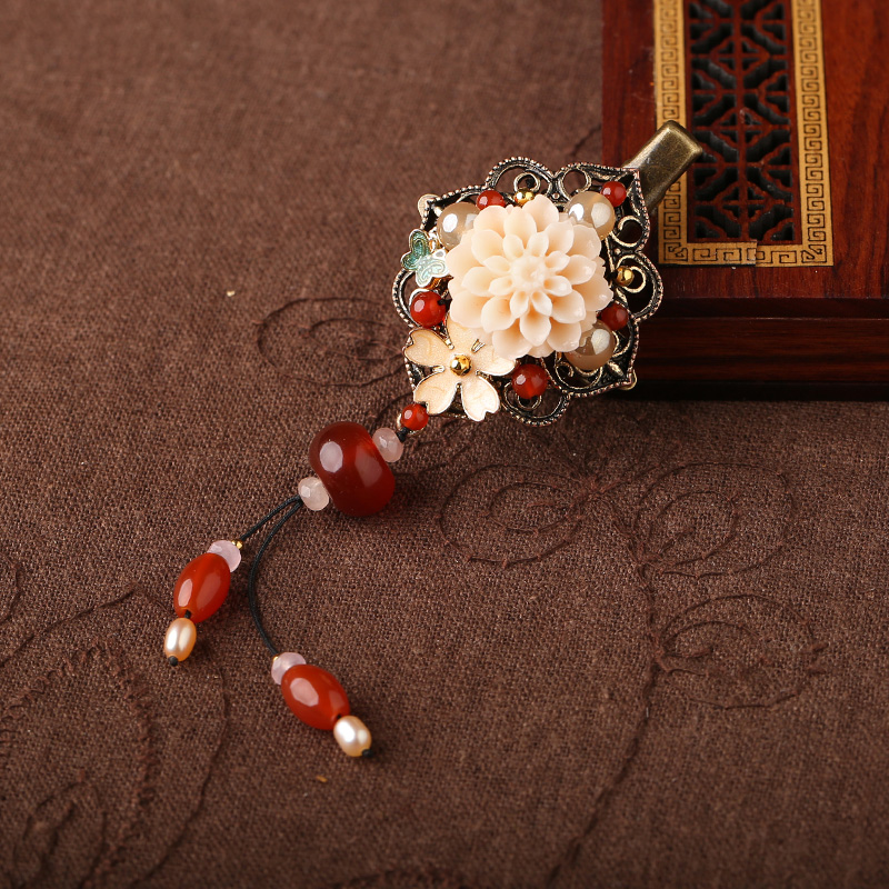 唯美精致古風(fēng)頭飾，樹脂花開的美！