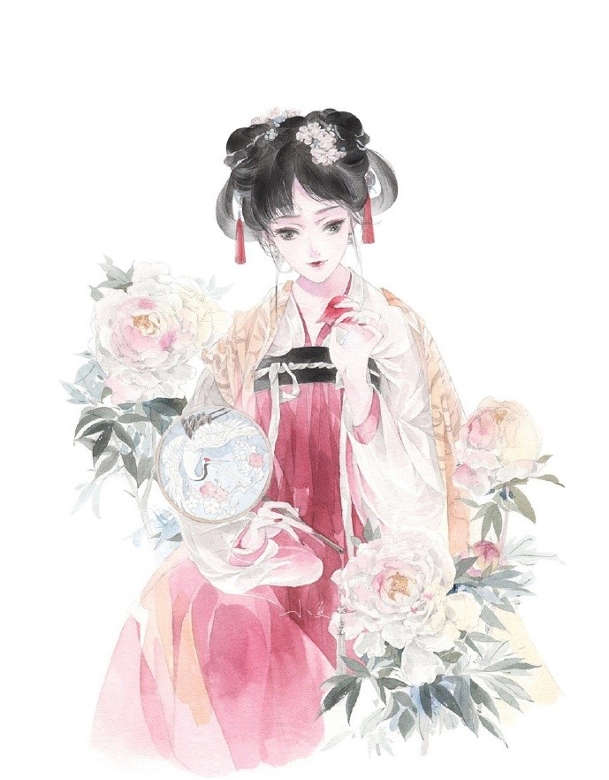 超可愛古風(fēng)女子圖集，唯美萌妹子古風(fēng)圖片