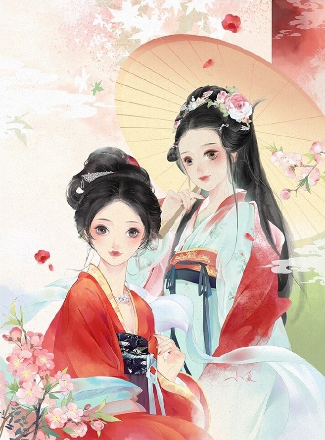 超可愛古風(fēng)女子圖集，唯美萌妹子古風(fēng)圖片