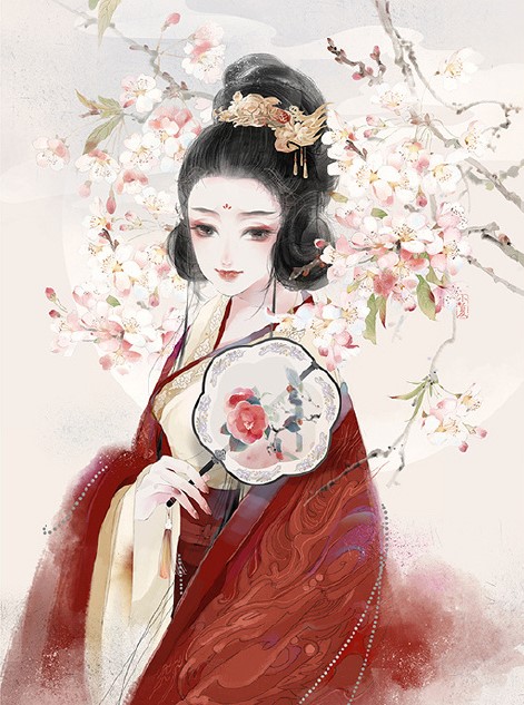 超可愛古風(fēng)女子圖集，唯美萌妹子古風(fēng)圖片