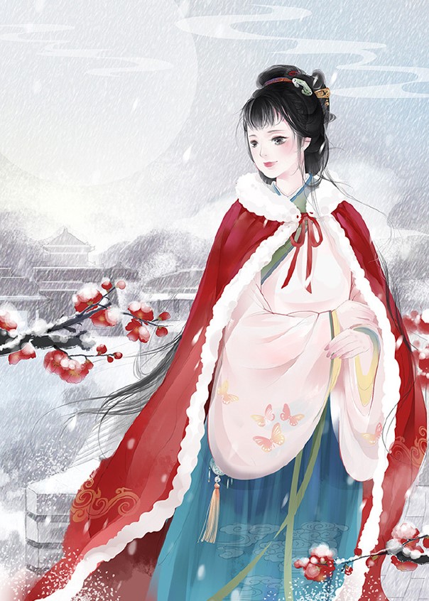 超可愛古風(fēng)女子圖集，唯美萌妹子古風(fēng)圖片