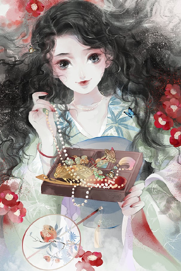 超可愛古風(fēng)女子圖集，唯美萌妹子古風(fēng)圖片