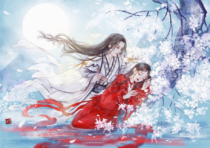 超甜的古風情侶圖集，清新唯美古風圖片（19張）