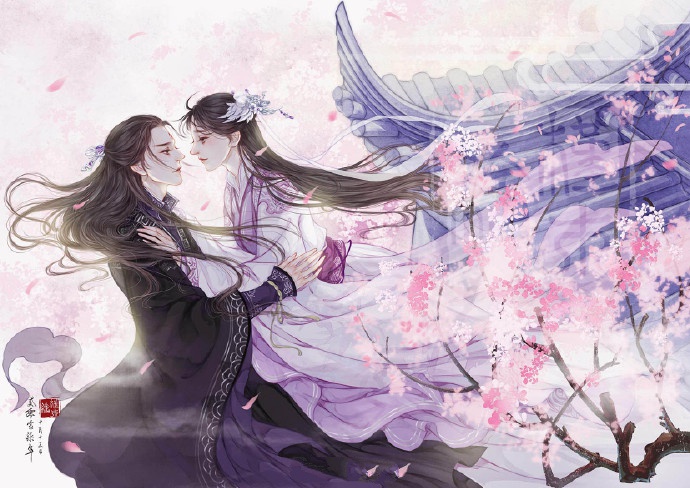 超甜的古風情侶圖集，清新唯美古風圖片（19張）