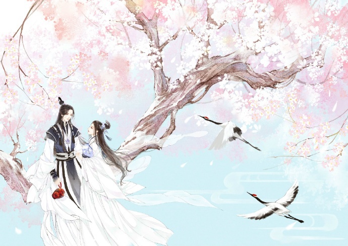 超甜的古風情侶圖集，清新唯美古風圖片（19張）