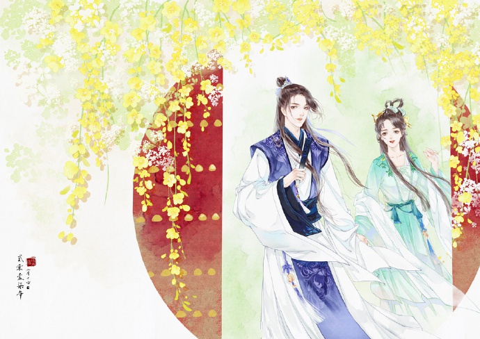 超甜的古風情侶圖集，清新唯美古風圖片（19張）