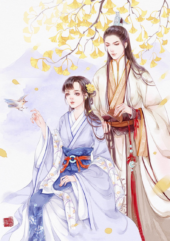 超甜的古風情侶圖集，清新唯美古風圖片（19張）