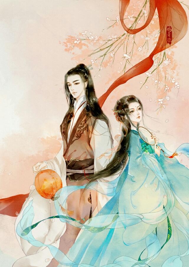 高清古風(fēng)情侶圖集(52張)，超恩愛甜蜜的古風(fēng)圖片