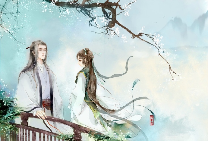 高清古風(fēng)情侶圖集(52張)，超恩愛甜蜜的古風(fēng)圖片