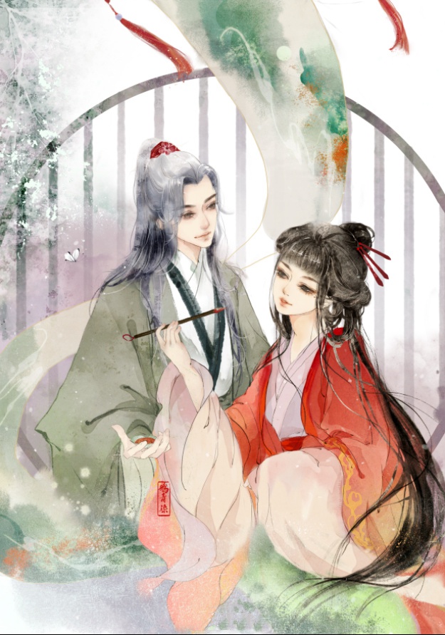 高清古風(fēng)情侶圖集(52張)，超恩愛甜蜜的古風(fēng)圖片