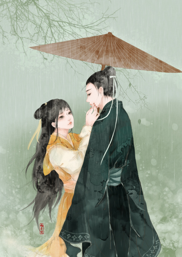 高清古風(fēng)情侶圖集(52張)，超恩愛甜蜜的古風(fēng)圖片