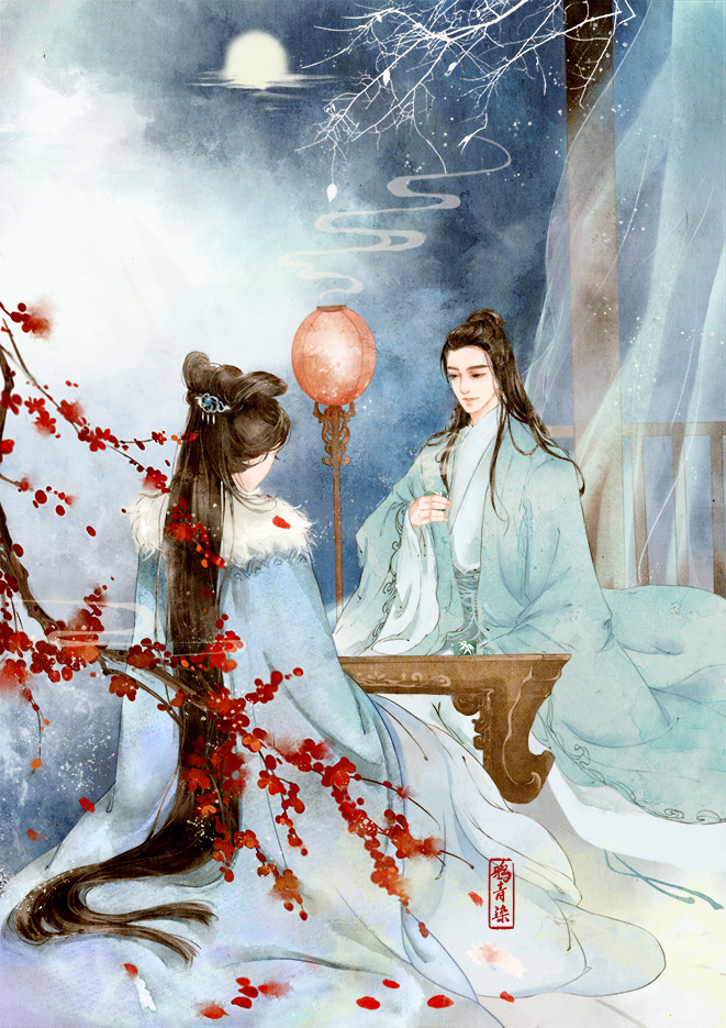 高清古風(fēng)情侶圖集(52張)，超恩愛甜蜜的古風(fēng)圖片