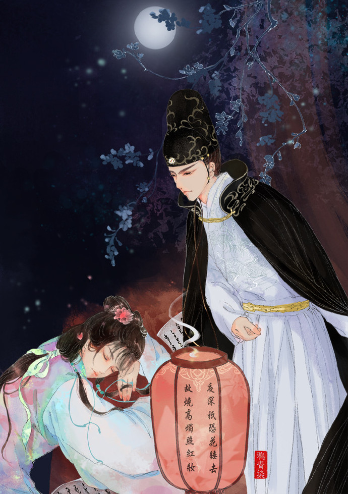 高清古風(fēng)情侶圖集(52張)，超恩愛甜蜜的古風(fēng)圖片