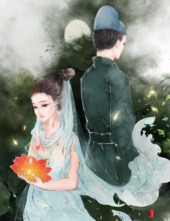 高清古風(fēng)情侶圖集(52張)，超恩愛甜蜜的古風(fēng)圖片