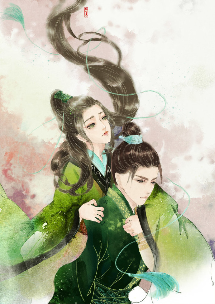 高清古風(fēng)情侶圖集(52張)，超恩愛甜蜜的古風(fēng)圖片