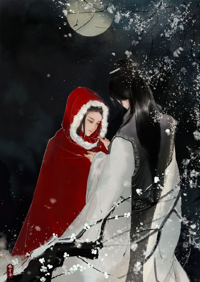 高清古風(fēng)情侶圖集(52張)，超恩愛甜蜜的古風(fēng)圖片