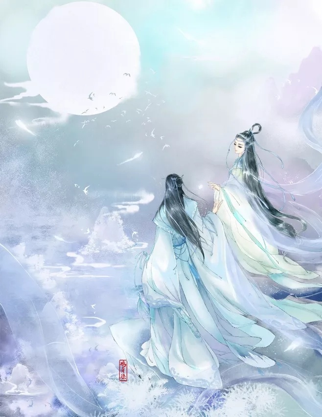 高清古風(fēng)情侶圖集(52張)，超恩愛甜蜜的古風(fēng)圖片