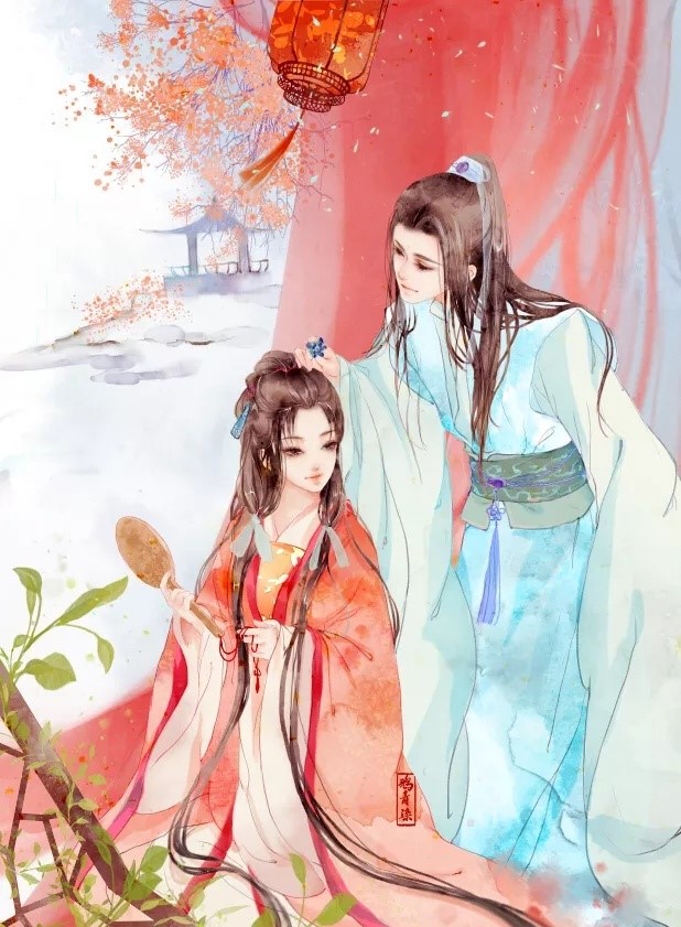 高清古風(fēng)情侶圖集(52張)，超恩愛甜蜜的古風(fēng)圖片