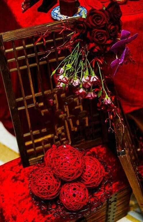 最美中國傳統(tǒng)婚禮，中式婚禮的一抹紅