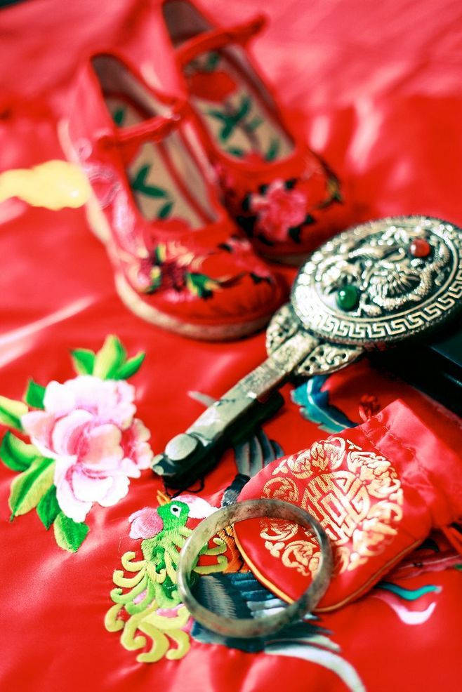 最美中國傳統(tǒng)婚禮，中式婚禮的一抹紅