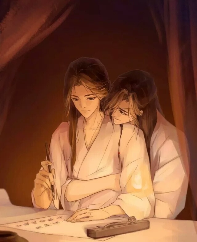 《天官賜福》古風(fēng)圖集(23張），花城好帥呀！