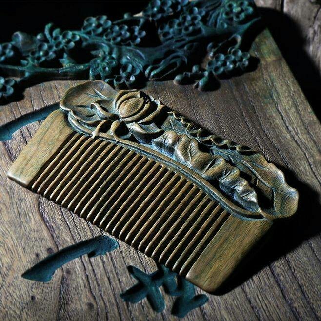 一組古風(fēng)梳子飾品，品味古典韻味之美