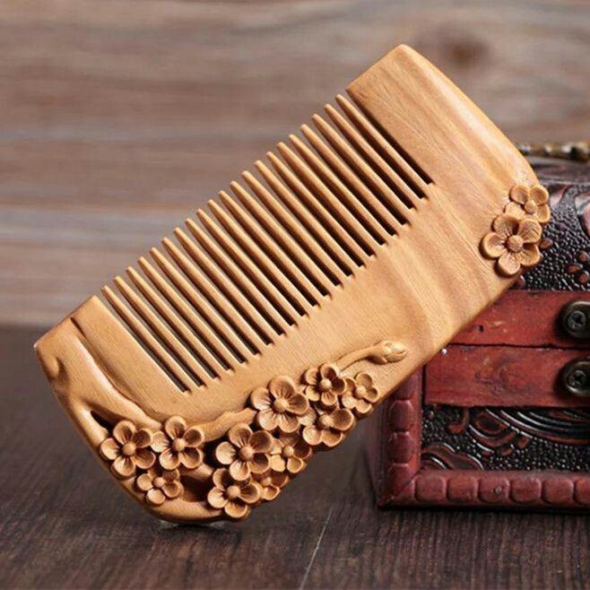 一組古風(fēng)梳子飾品，品味古典韻味之美