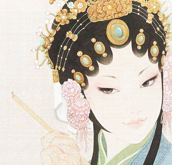 超美的京劇花旦人物圖集，可做頭像的花旦人物