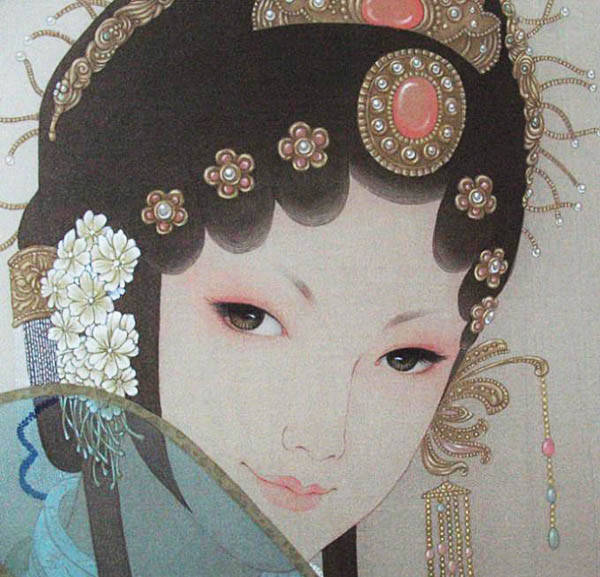 超美的京劇花旦人物圖集，可做頭像的花旦人物