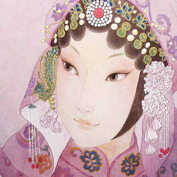 超美的京劇花旦人物圖集，可做頭像的花旦人物