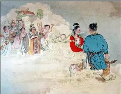 七夕賞最美《牛郎織女》連環(huán)畫，墨浪作品