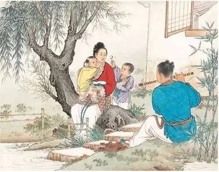 七夕賞最美《牛郎織女》連環(huán)畫，墨浪作品