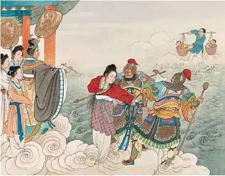 七夕賞最美《牛郎織女》連環(huán)畫，墨浪作品