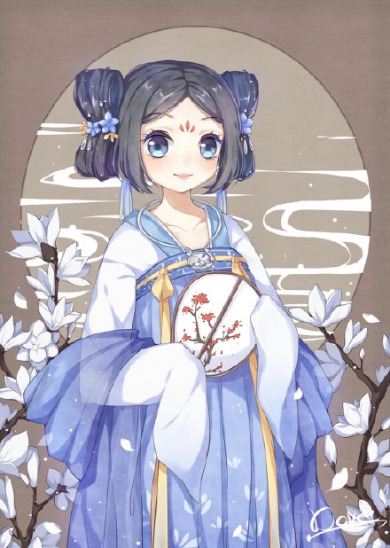 可愛古風(fēng)女子圖集，超萌的古風(fēng)圖片