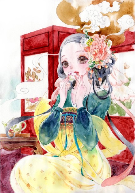 可愛古風(fēng)女子圖集，超萌的古風(fēng)圖片