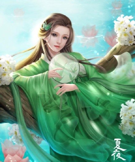 一組超精致古風女子圖片，唯美夢幻古風圖片