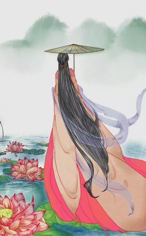 古風(fēng)女子背影圖集，一襲優(yōu)雅背影美呆眾人