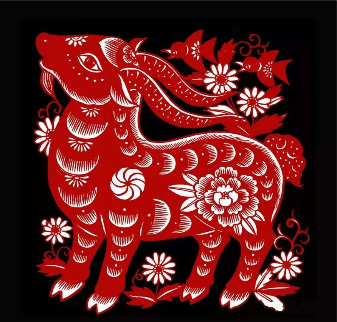 紅與黑的剪紙藝術，曹文峰十二生肖剪紙作品