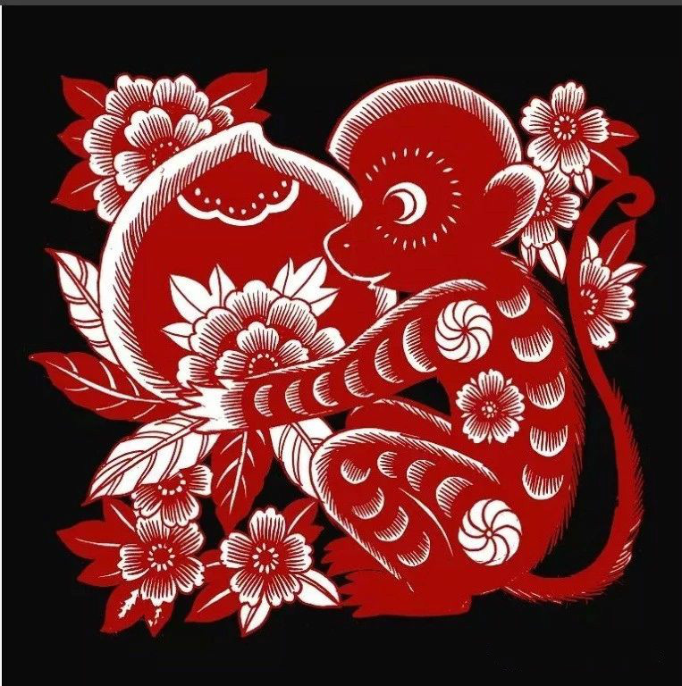 紅與黑的剪紙藝術，曹文峰十二生肖剪紙作品