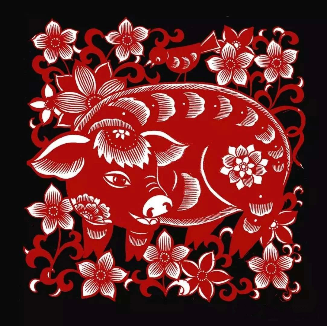 紅與黑的剪紙藝術，曹文峰十二生肖剪紙作品