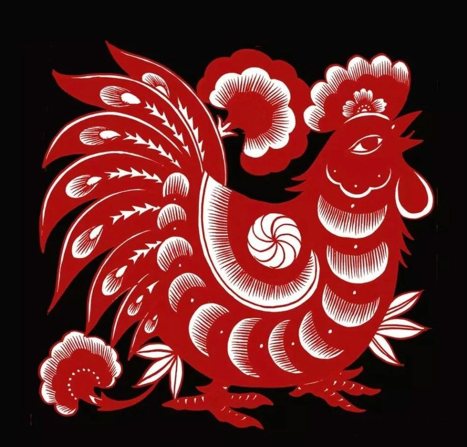 紅與黑的剪紙藝術，曹文峰十二生肖剪紙作品