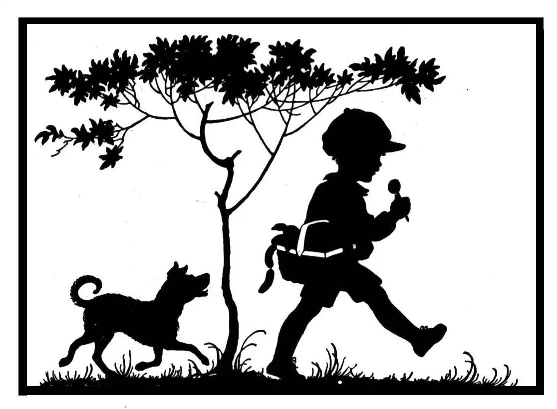 黑白童趣剪紙(26張)，西方剪影作品欣賞