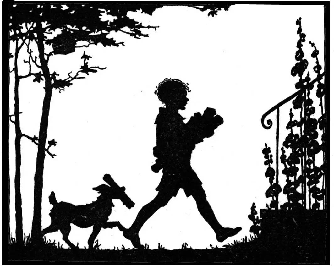 黑白童趣剪紙(26張)，西方剪影作品欣賞