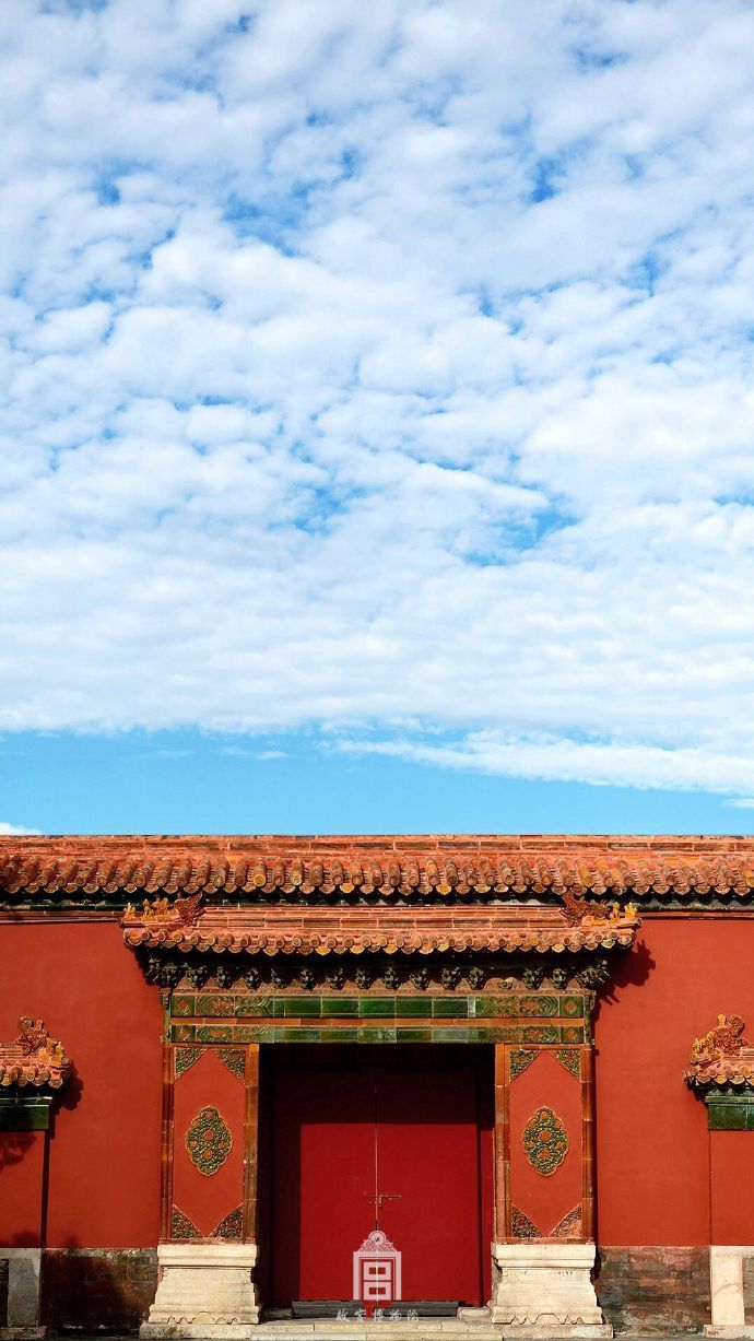 超美故宮古建筑圖片，紫禁之巔白云無盡