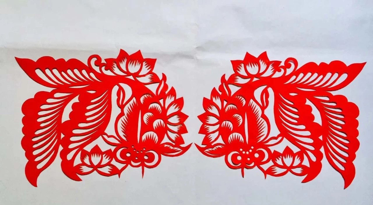 信手剪花花燦爛(20張)，張彬老師剪紙作品