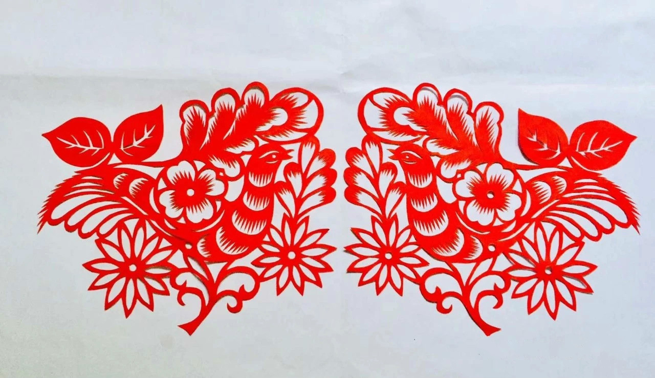 信手剪花花燦爛(20張)，張彬老師剪紙作品