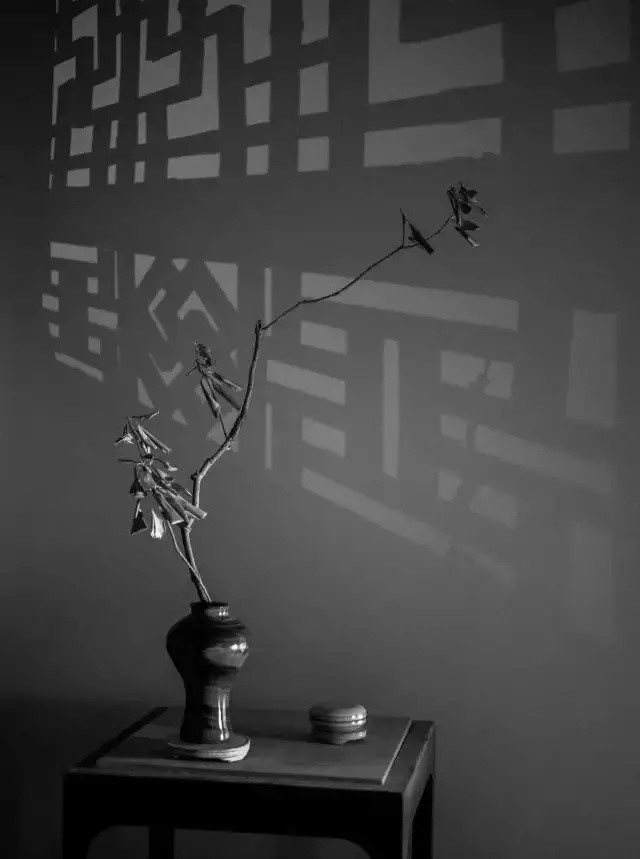 超有意境的瓶花藝術(shù)，一組簡約中國瓶花藝術(shù)