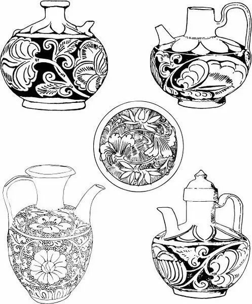 青花瓷素材圖案欣賞，中國傳統(tǒng)藝術就是這么美