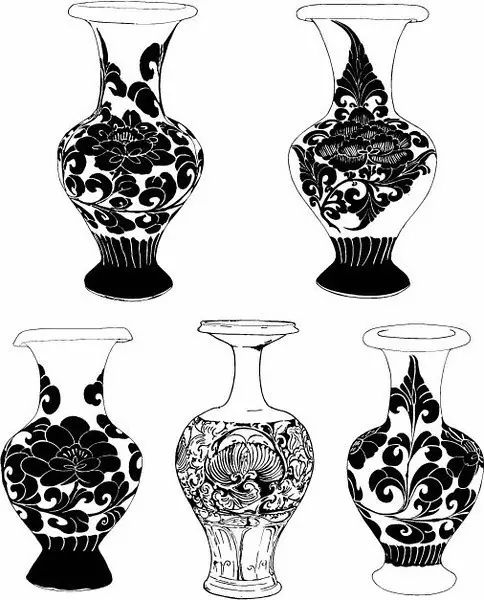 青花瓷素材圖案欣賞，中國傳統(tǒng)藝術就是這么美