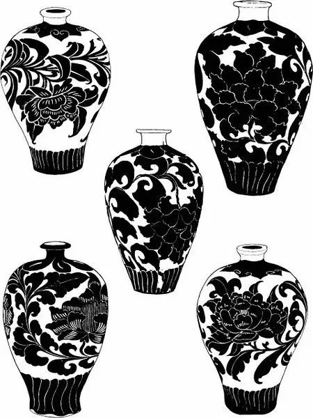 青花瓷素材圖案欣賞，中國傳統(tǒng)藝術就是這么美